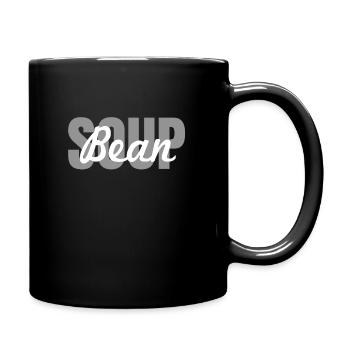 Soupe aux haricots - Mug uni - noir - Droite