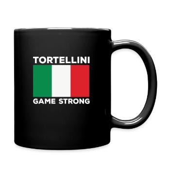 Tortellini Game Strong - Tasse einfarbig - Schwarz - Rechts