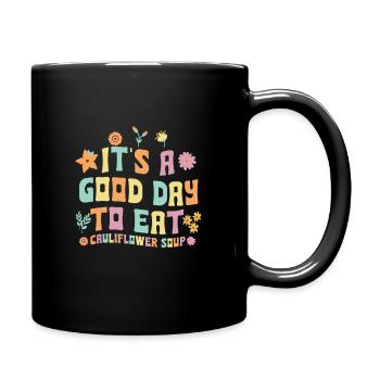 bluBlumenkohlsuppe Outfit - Tasse einfarbig - Schwarz - Rechts