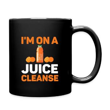 Détox – Nettoyage au jus - Mug uni - noir - Droite