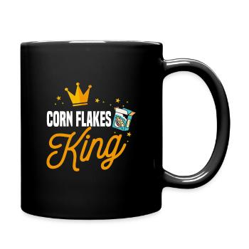 Corn Flakes King - Full Colour Mug - black - Right
