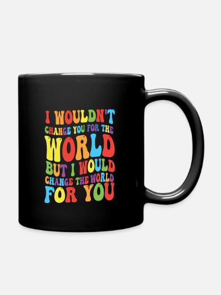 Autismus - Tasse einfarbig - Schwarz