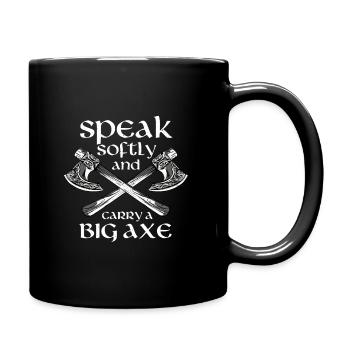 Norse Viking culture - Full Colour Mug - black - Right