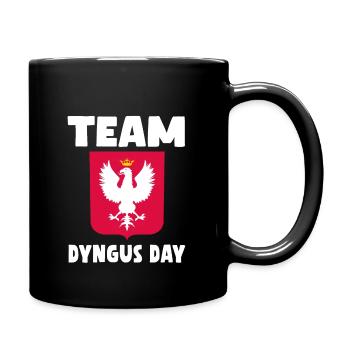 Chemise de jour Team Dyngus - Mug uni - noir - Droite