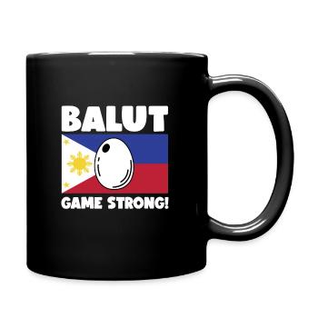 Balut jeu fort - Mug uni - noir - Droite