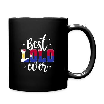 Lolo Philippinischer Opa - Tasse einfarbig - Schwarz - Rechts