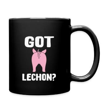 Haben Sie Lechon? - Tasse einfarbig - Schwarz - Rechts
