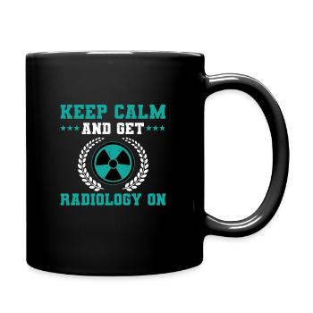 Radiology Love Funny Awesome Design Pride - Full Colour Mug - black - Right