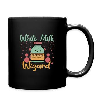 Lustiger Propofol Witz - Tasse einfarbig - Schwarz - Rechts