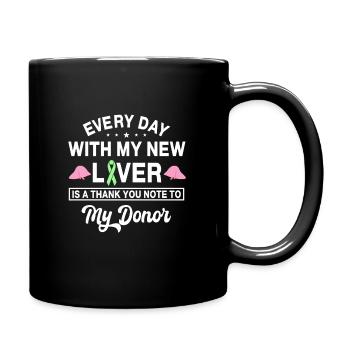 Taux de réussite d’une greffe de foie - Mug uni - noir - Droite