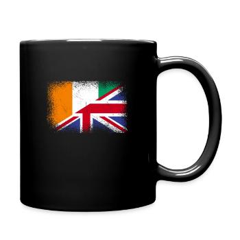 Elfenbeinküste Gross Britannien - Tasse einfarbig - Schwarz - Rechts