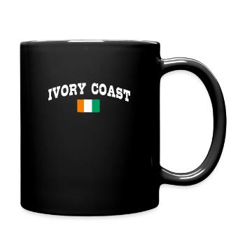 Ivory Coast - Full Colour Mug - black - Right
