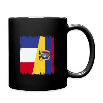 Ecuador Quito Guayaquil Ecuadorianische - Tasse einfarbig - Schwarz - Rechts