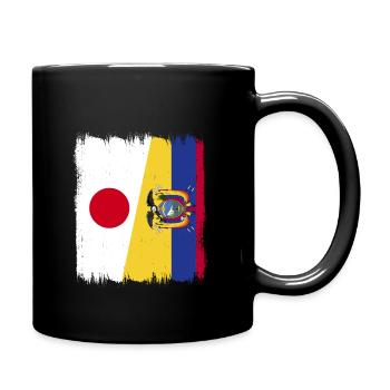 Ecuador Quito Guayaquil Ecuadorianische - Tasse einfarbig - Schwarz - Rechts