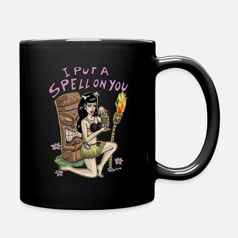 i put a spell on you - Tasse einfarbig - Schwarz