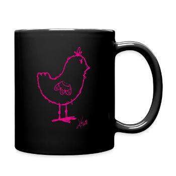 Kiki pink - Full Colour Mug - black - Right