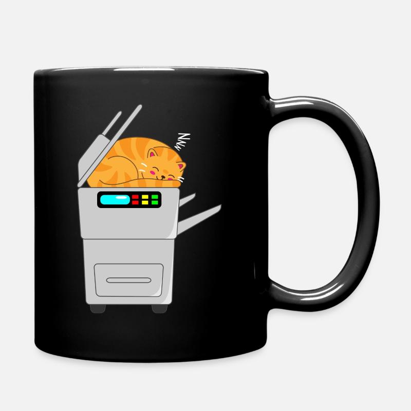 Copycat Dark - Kopierer-Katze - Tasse einfarbig - Schwarz