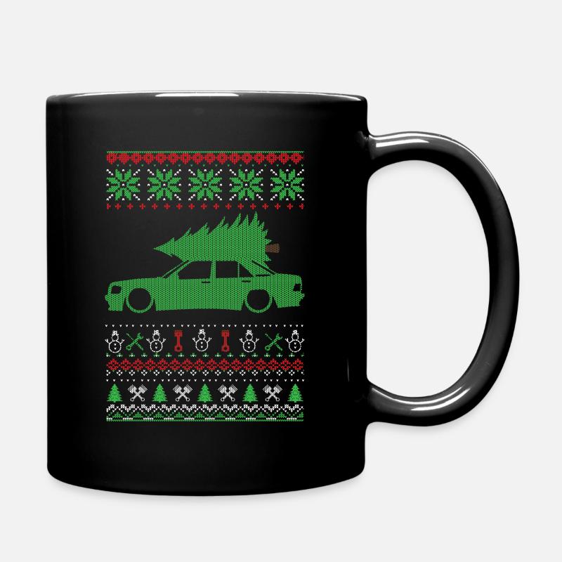 Christmas Ugly Sweater - Tasse einfarbig - Schwarz
