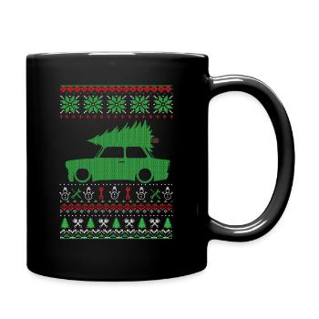 Christmas Ugly Sweater - Full Colour Mug - black - Right