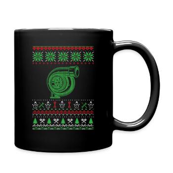 Christmas Ugly Sweater - Full Colour Mug - black - Right