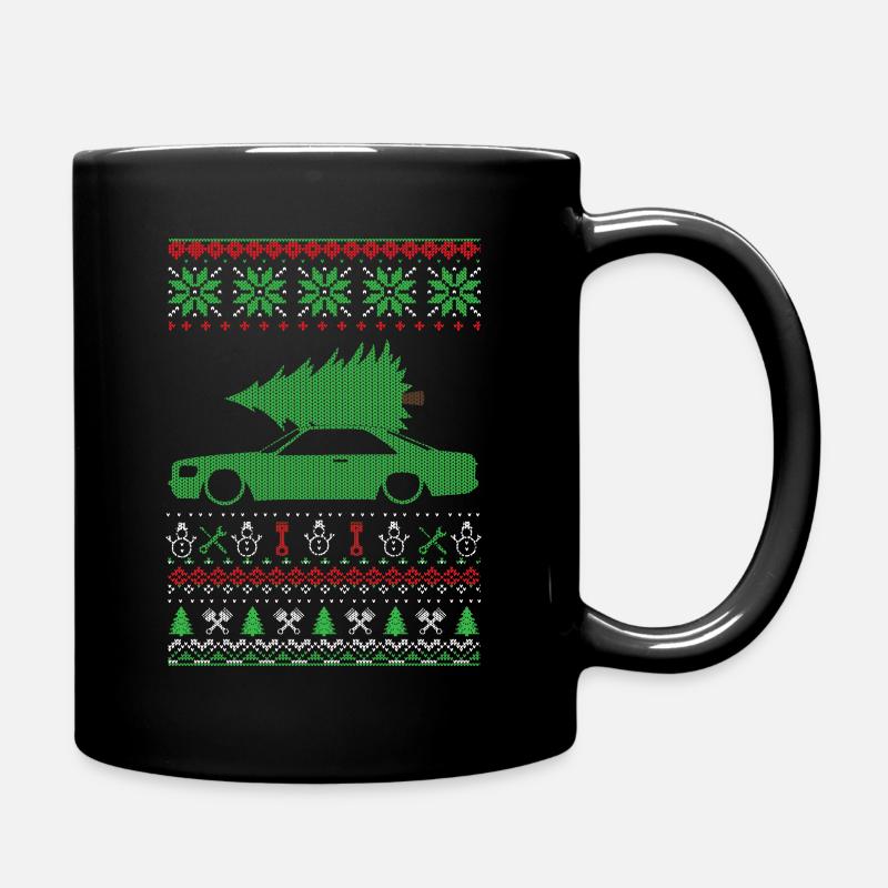 Christmas Ugly Sweater - Tasse einfarbig - Schwarz