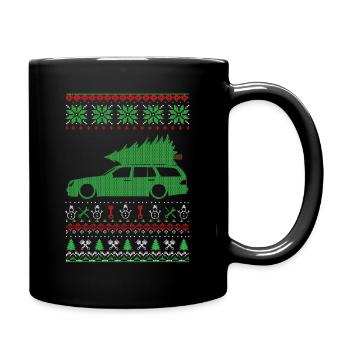 Christmas Ugly Sweater - Full Colour Mug - black - Right