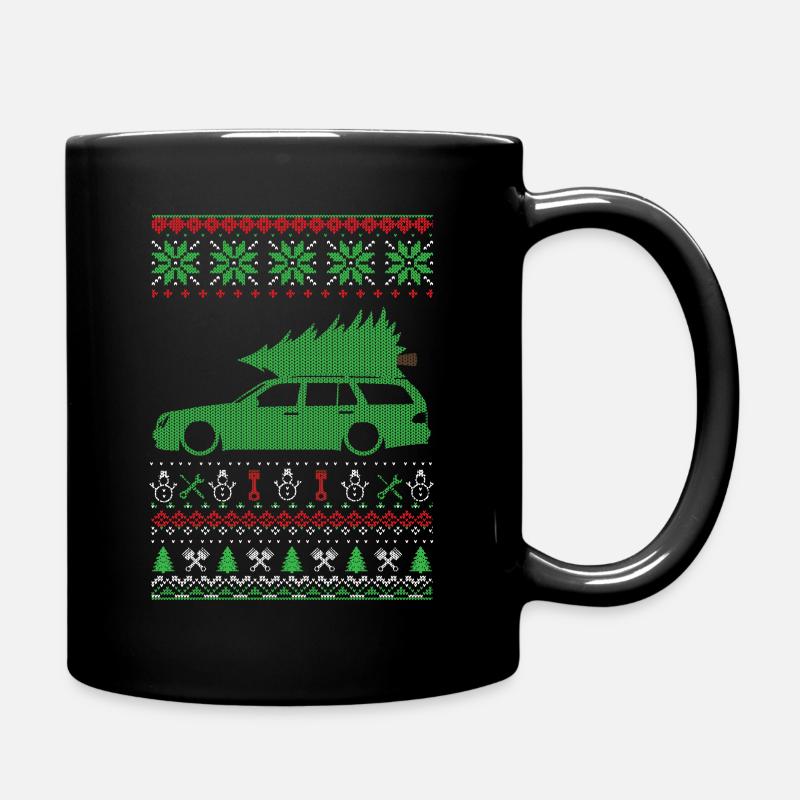 Christmas Ugly Sweater - Tasse einfarbig - Schwarz