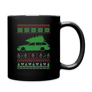Christmas Ugly Sweater - Tasse einfarbig - Schwarz - Rechts