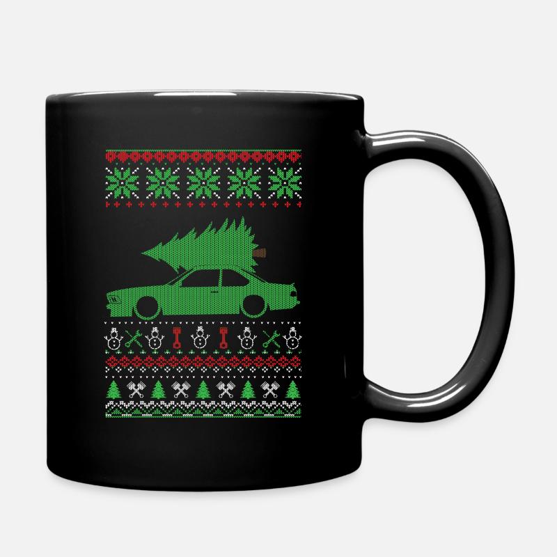 Christmas Ugly Sweater - Tasse einfarbig - Schwarz