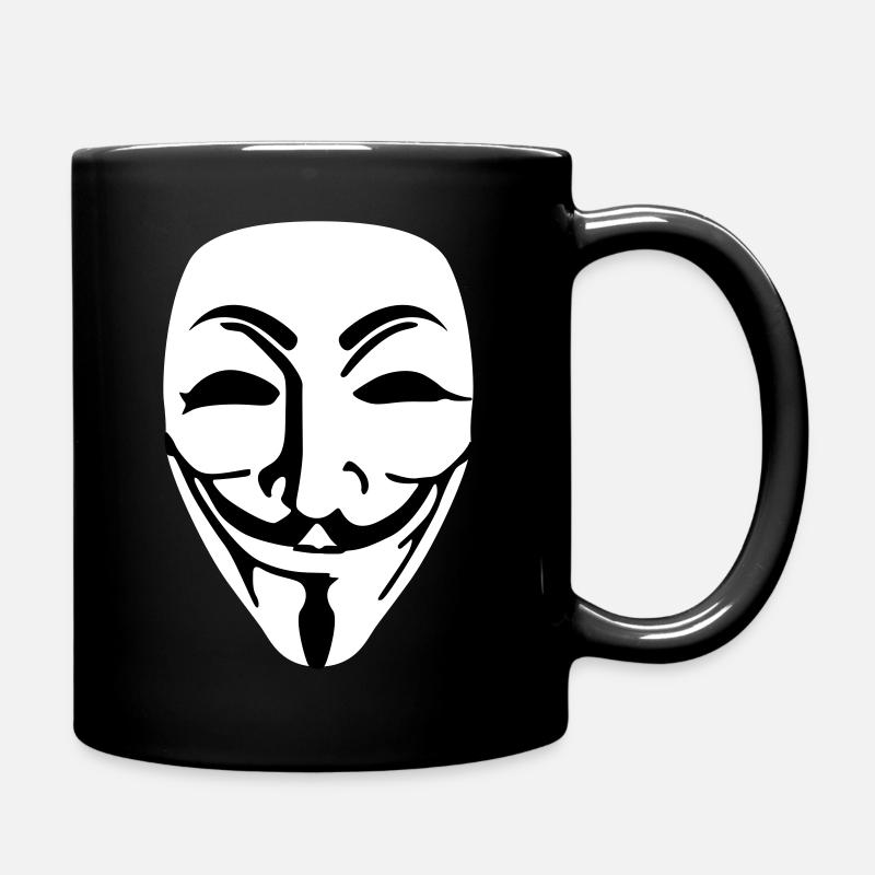 Anonymous - Tasse einfarbig - Schwarz