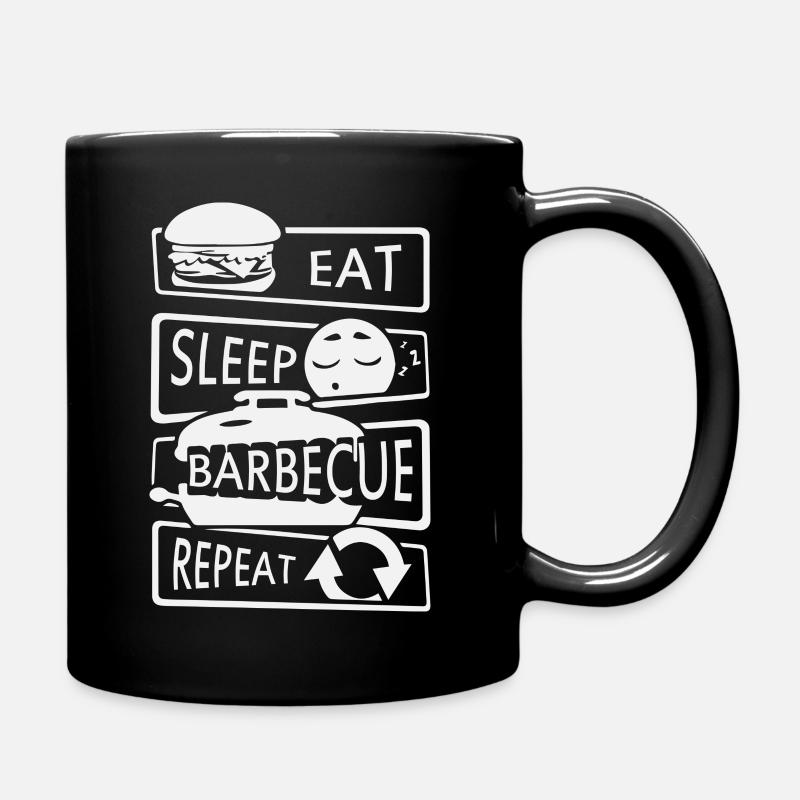 BBQ - Tasse einfarbig - Schwarz