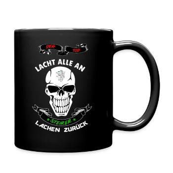 Steiermark - Tasse einfarbig - Schwarz - Rechts
