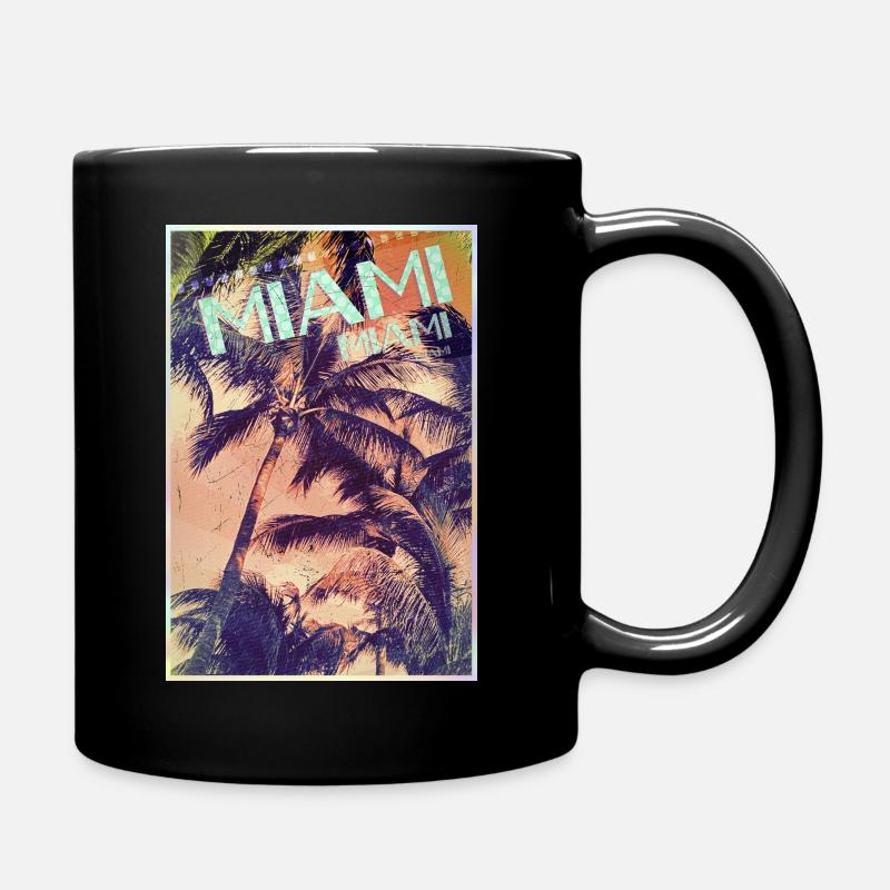miami - Mug uni - noir