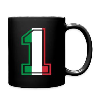 Italie Italie numéro 1 - Mug uni - noir - Droite