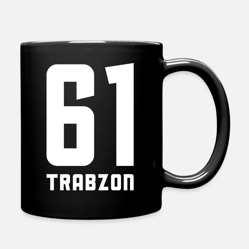 61 Trabzon - Tasse einfarbig - Schwarz