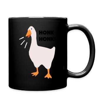 HonkHonk - Tasse einfarbig - Schwarz - Rechts