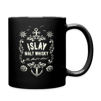 Whisky T Shirt Islay Malt Whisky - Tasse einfarbig - Schwarz - Rechts