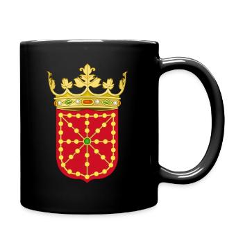 Armoiries 2000px du Royaume de Navarre Var - Mug uni - noir - Droite