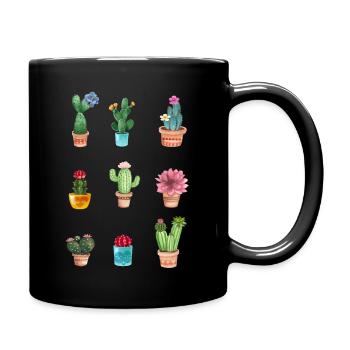 Cactus - Full Colour Mug - black - Right