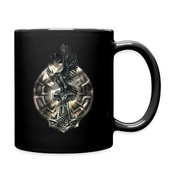 Thor hammer - Full Colour Mug - black - Right