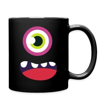 rose - Full Colour Mug - black - Right