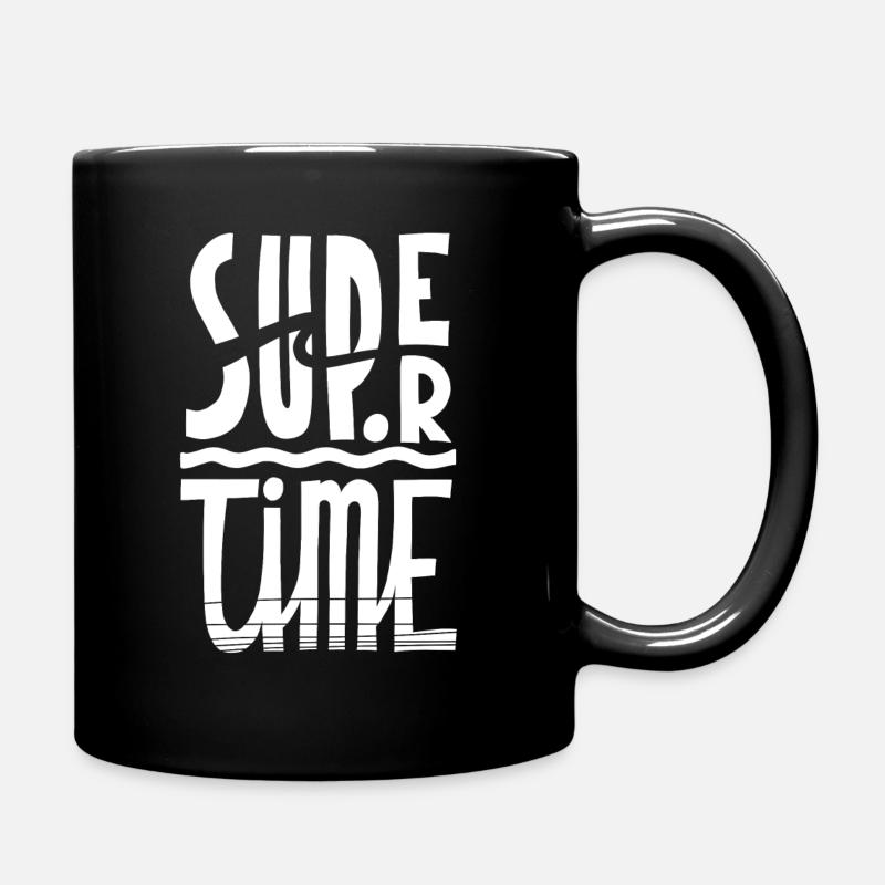 SUP er time - Tasse einfarbig - Schwarz