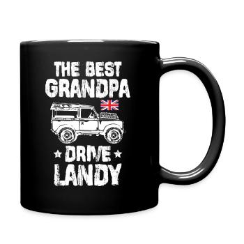 The Best Grandpa Drive Landy - Mug uni - noir - Droite