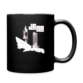 Jena J cool abstract artistic - Full Colour Mug - black - Right