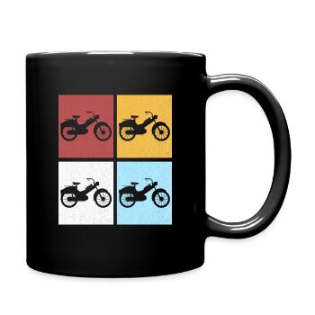 Moped Moped Moped Driver Moped Driver Mopeds Mokick - Full Colour Mug - black - Right