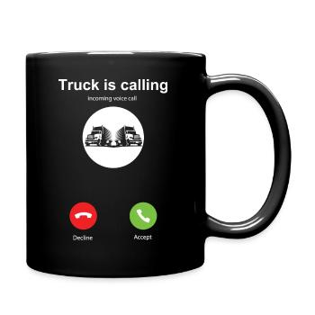 Mon camion appelle les chauffeurs routiers les chauffeurs routiers - Mug uni - noir - Droite