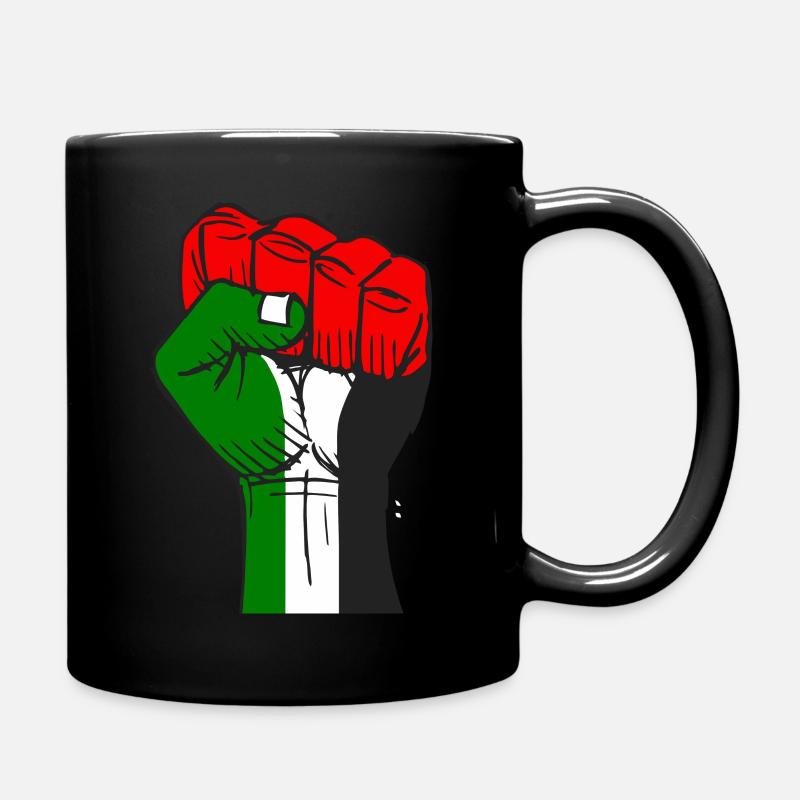 free palestine - Tasse einfarbig - Schwarz