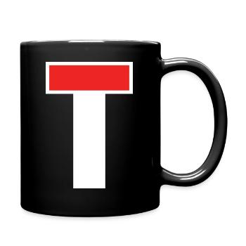 Dead End - Tasse einfarbig - Schwarz - Rechts