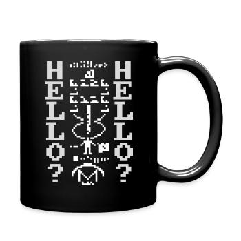 Arecibo Message, Radio Frequency Message Space - Full Colour Mug - black - Right