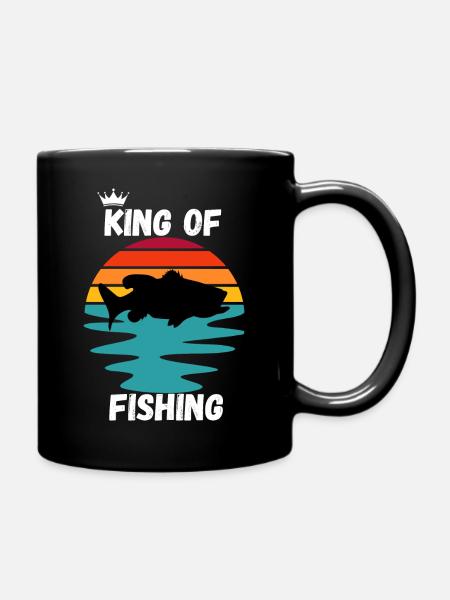 Roi de la pêche - Mug uni - noir
